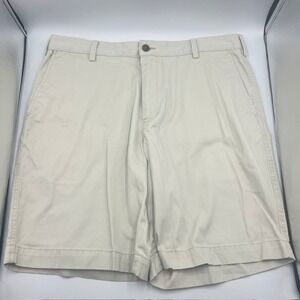 Reed Edward Men's Summer Wash‎  Beige Casual Cotton Blend Shorts Size 36
